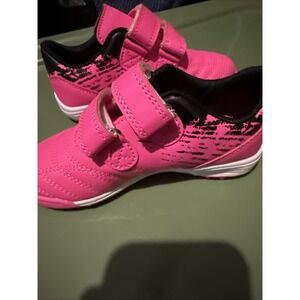 Kids DejaTuHuella Pink Athletic Sneakers Size 10 Toddler Hook & Loop Shoes
